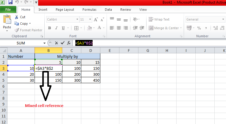 Cell Referencing In Excel 9818