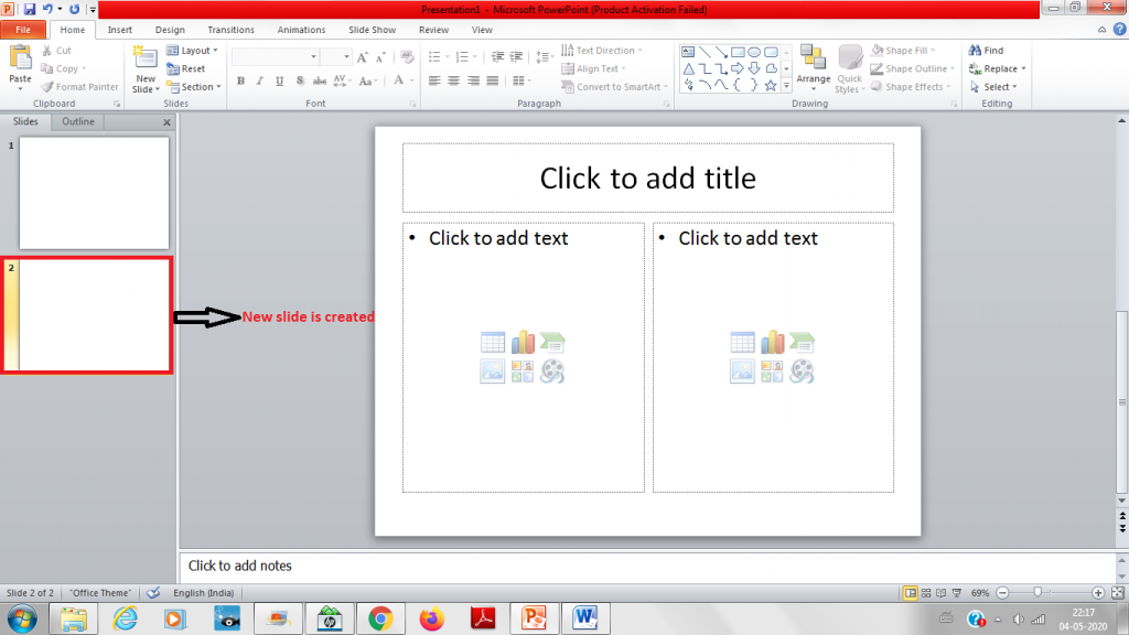 how to create new powerpoint template