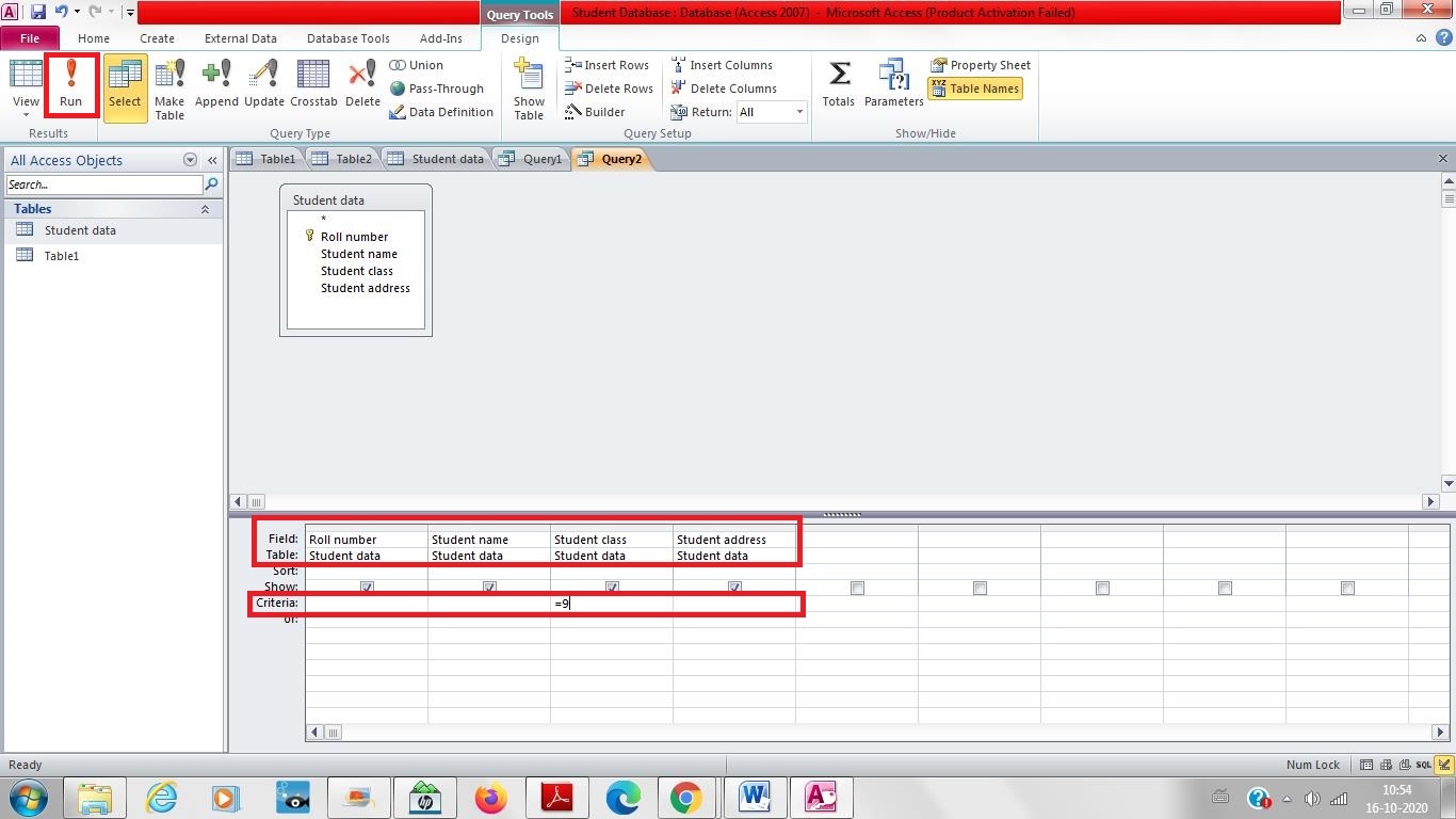 Introduction To Database And Ms-access