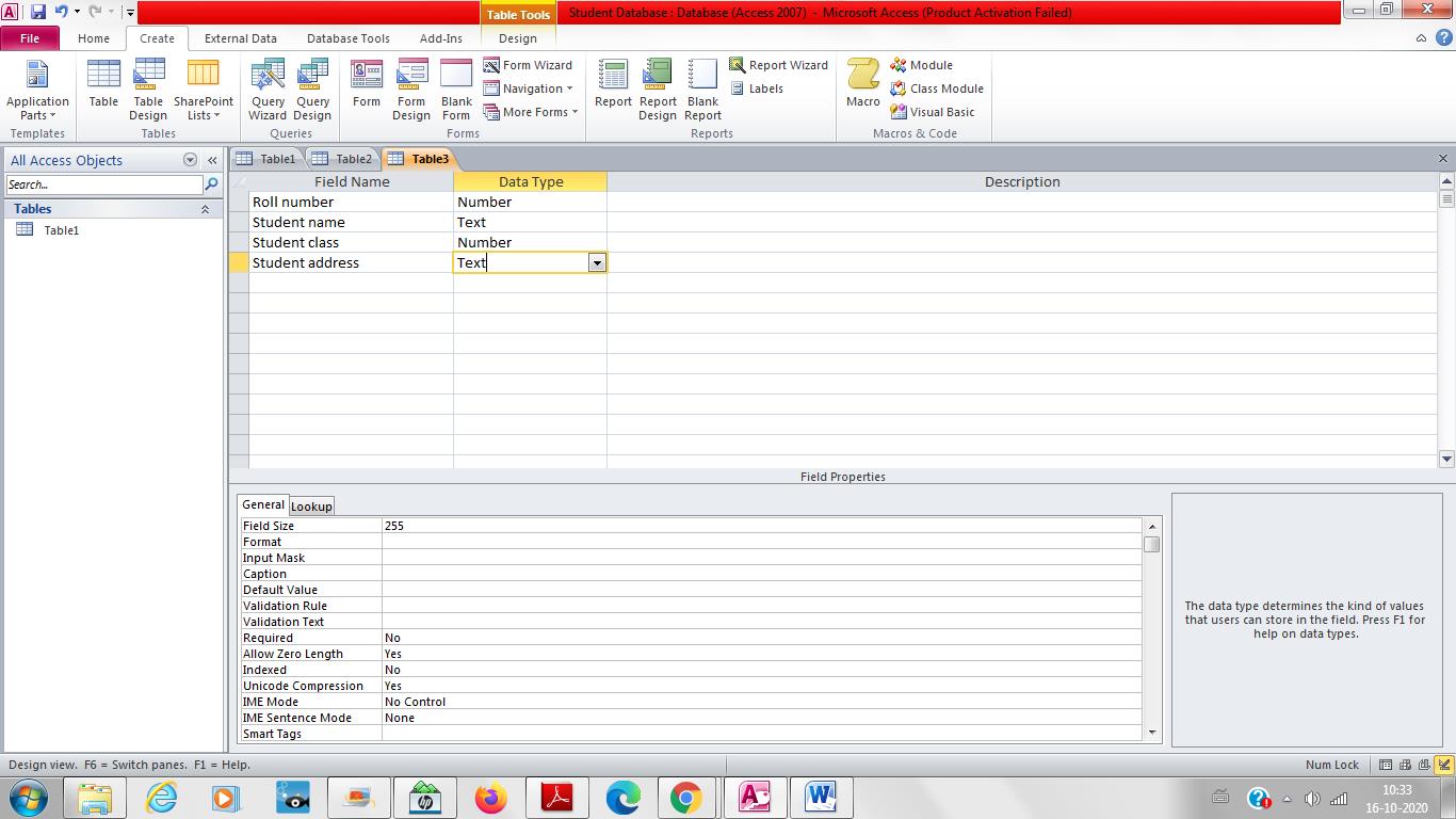 Introduction to Database and MS-Access